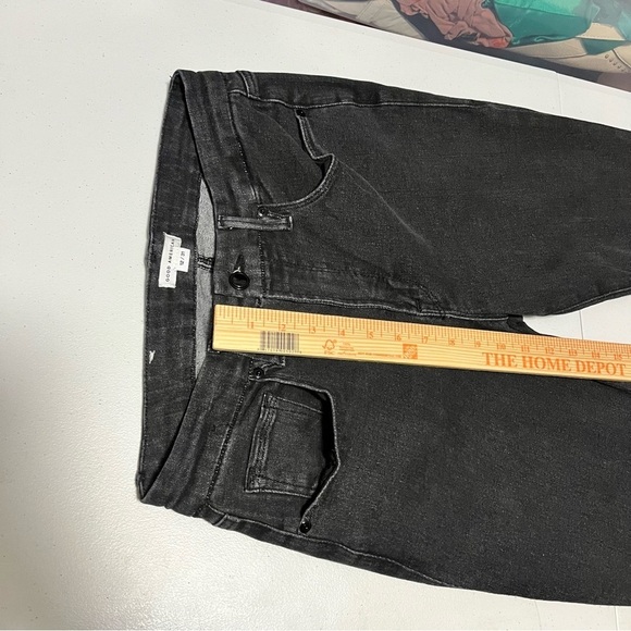 Good American Good Legs Skinny Jeans Black 184 Raw Hem Size 12 31 Inches T1 - Picture 8 of 9